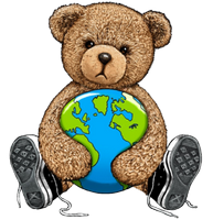 an earth day teddy bear